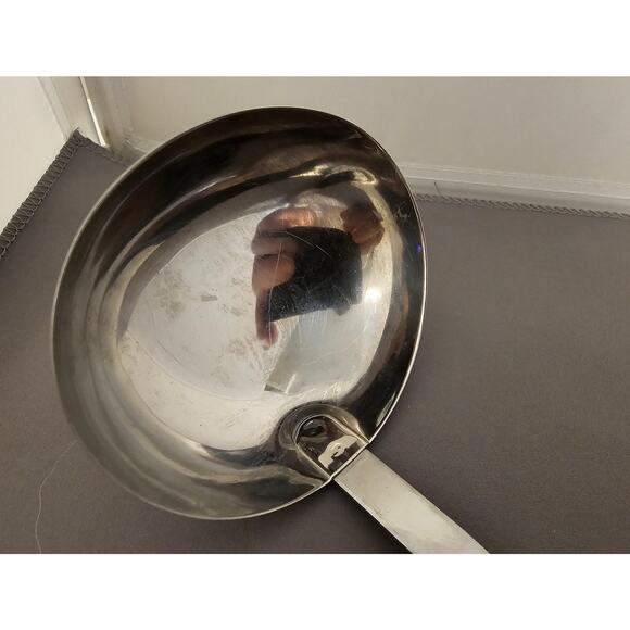 Silver Stainless Steel Soup Ladle - Dishwasher Safe - 12 inches long - Picture 4 of 8